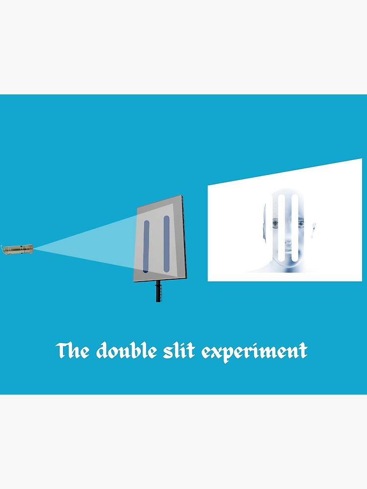 "The double slit experiment" Poster for Sale by dreamerv3 Redbubble