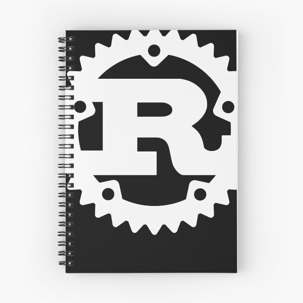 Item preview, Rust Programming Language Logo White and Dark Classic designed and sold by CalderMccoy.