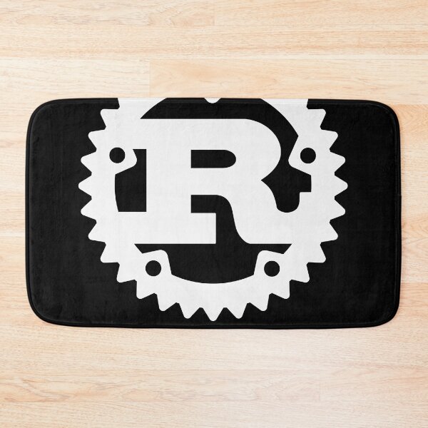 Item preview, Rust Programming Language Logo White and Dark Classic designed and sold by CalderMccoy.