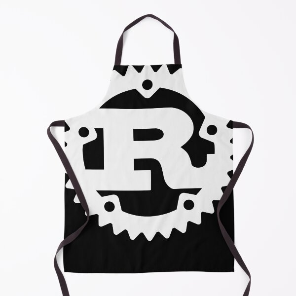 Item preview, Rust Programming Language Logo White and Dark Classic designed and sold by CalderMccoy.
