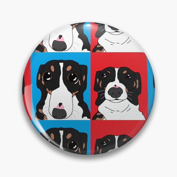 Item preview, Piebald Dachshund Staring at you designed and sold by Grubgroove.