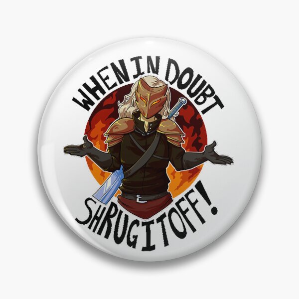 Item preview, Slay The Spire When In Doubt Shrug It Off Coffee Mug designed and sold by genana.