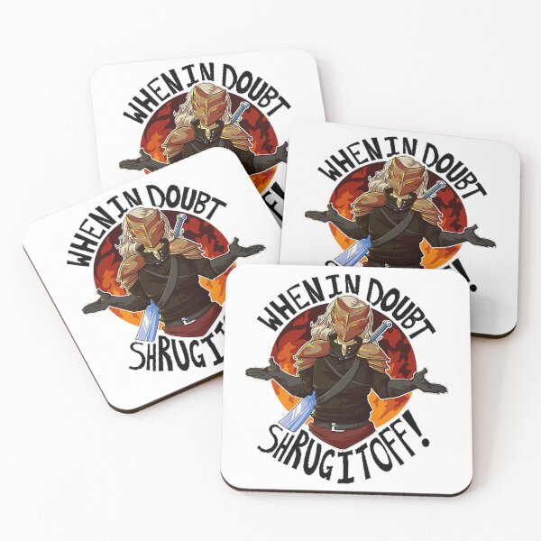 Item preview, Slay The Spire When In Doubt Shrug It Off Coffee Mug designed and sold by genana.
