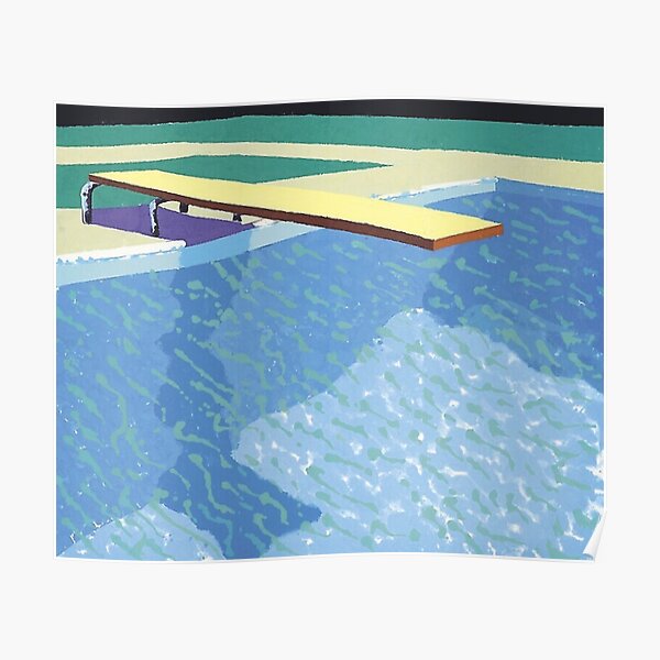 DAVID HOCKNEY - Kolam Renang Poster