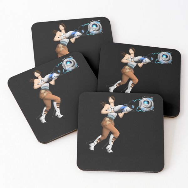 Item preview, Chell and Wheatley designed and sold by MichelFerguson.