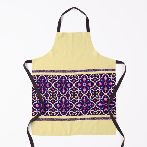 Item preview, Batik Pattern / Ethnic pattern Seamless Yellow Pink Navy Blue designed and sold by RisaArt22.