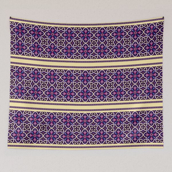 Item preview, Batik Pattern / Ethnic pattern Seamless Yellow Pink Navy Blue designed and sold by RisaArt22.