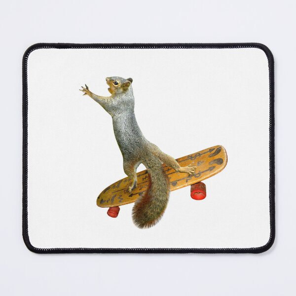 Item preview, Squirrel on Skateboard designed and sold by catsclips.