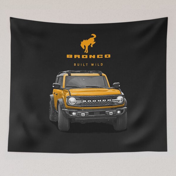 Item preview, Bronco and logo   cyber orange classic t shirt designed and sold by antionne2133.