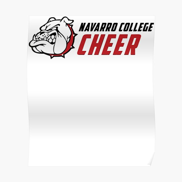 "Navarro Cheer Team Logo " Poster for Sale by GelseyLacavai Redbubble