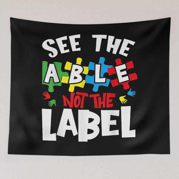 Item preview, Autism Awareness Shirt, See The Able Not The Label T-Shirt designed and sold by horstfstesa.