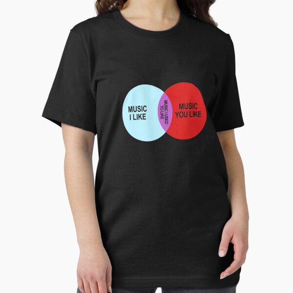 Aperçu de l'œuvre IT Crowd Music J'aime le t-shirt T-shirt classique créée et vendue par MicheLang.