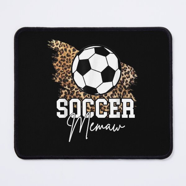 Item preview, Soccer Memaw Leopard Heart Funny T-Shirt designed and sold by nuzzilrhall.