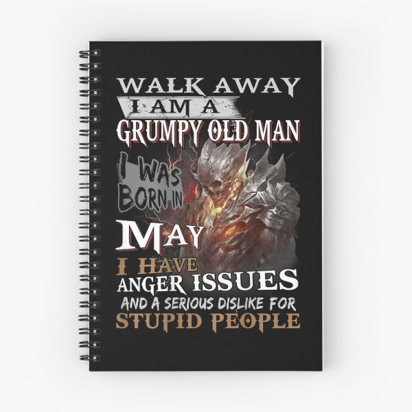 Item preview, Walk Away Im A Grumpy old man I Was born in May designed and sold by TamYork.