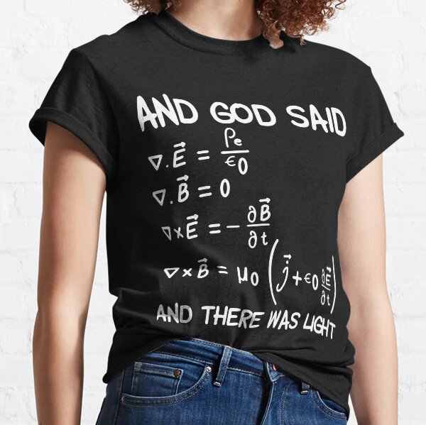 Maxwell Equations Poster Vintage Classic T-Shirt