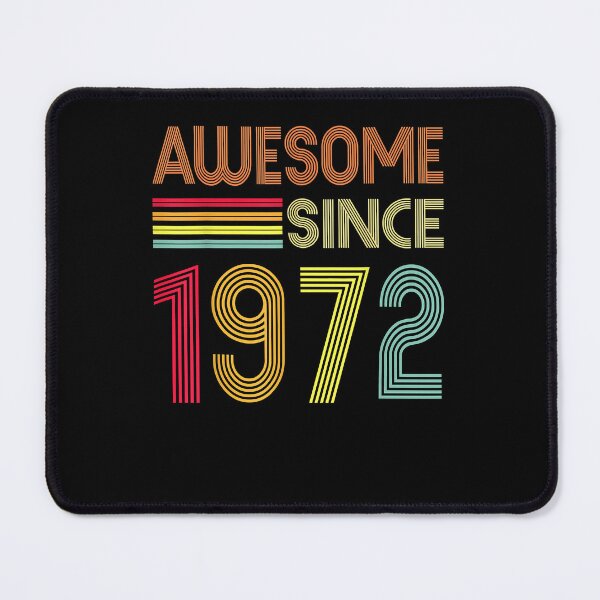 Item preview, Awesome Since 1972 50th Birthday Retro T-Shirt designed and sold by horstfstesa.