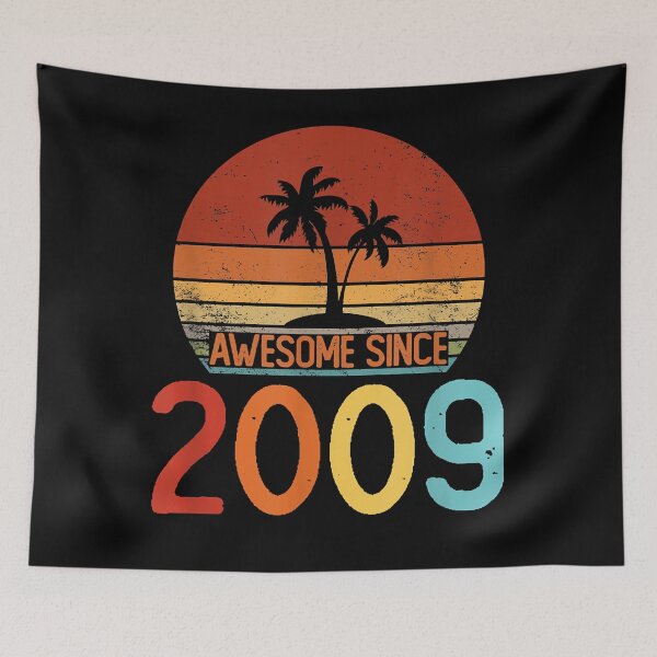Item preview, Awesome Since 2009 13th Birthday Gifts Vintage 13 Yr Old T-Shirt designed and sold by horstfstesa.