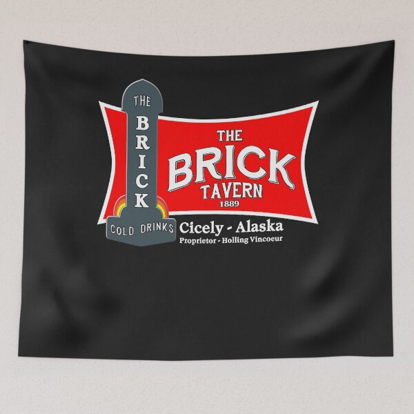 Item preview, The brick  northen exposure classic t shirt designed and sold by angusbt7081.