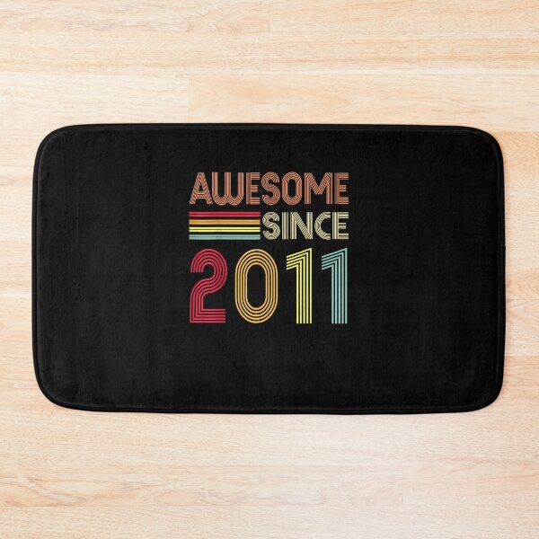 Item preview, Awesome Since 2011 11th Birthday Retro T-Shirt designed and sold by horstfstesa.