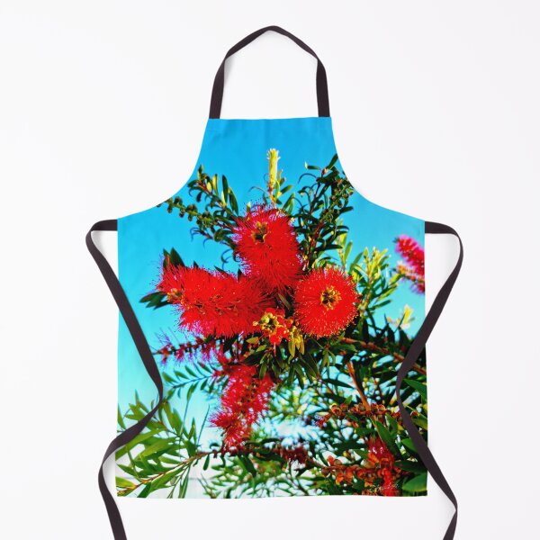 Item preview, RED BOTTLE BRUSH FLOWERS designed and sold by Steffi August.