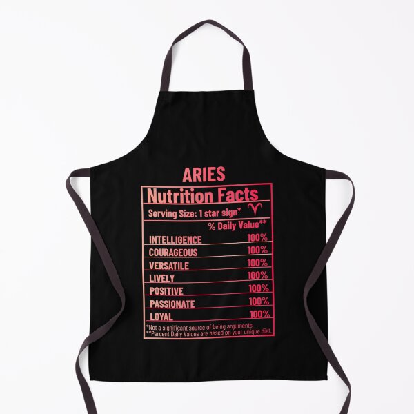 Item preview, Aries Nutrition Facts designed and sold by SimplyCosmic11.