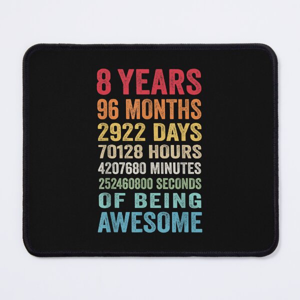 Item preview, 8th Birthday 8 Years of Being Awesome designed and sold by AnitaBice.