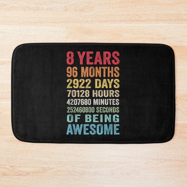 Item preview, 8th Birthday 8 Years of Being Awesome designed and sold by AnitaBice.