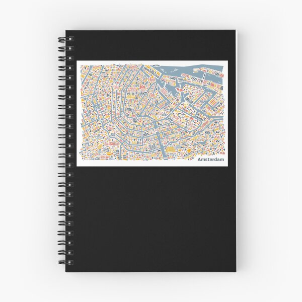 Item preview, Amsterdam City Map Poster designed and sold by tinerziseiderk.