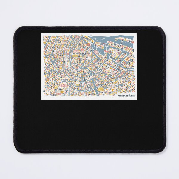 Item preview, Amsterdam City Map Poster designed and sold by tinerziseiderk.