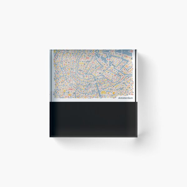 Item preview, Amsterdam City Map Poster designed and sold by tinerziseiderk.