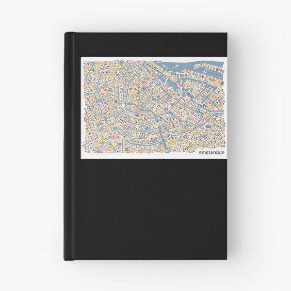 Item preview, Amsterdam City Map Poster designed and sold by tinerziseiderk.
