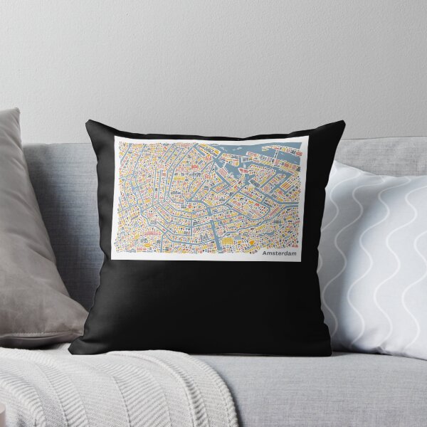 Item preview, Amsterdam City Map Poster designed and sold by tinerziseiderk.