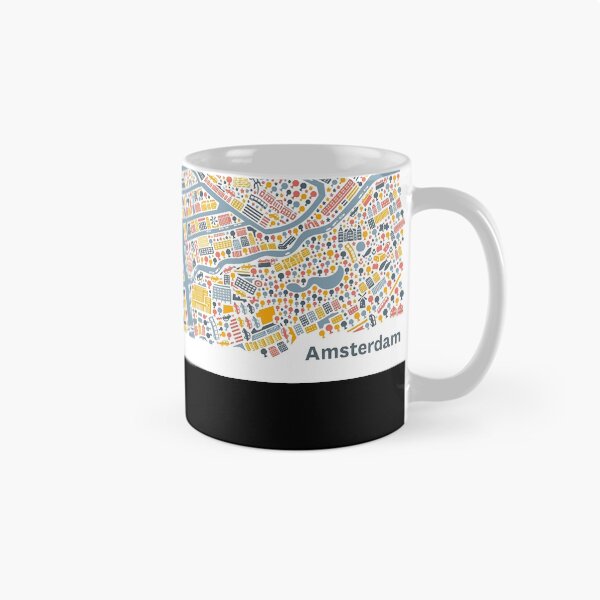 Item preview, Amsterdam City Map Poster designed and sold by tinerziseiderk.