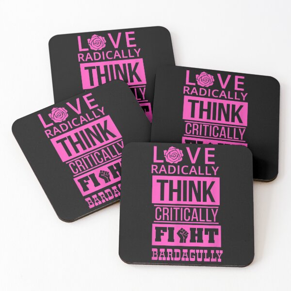 Item preview, Love Radically Think Critically Fight Bardagully designed and sold by tammyrange.