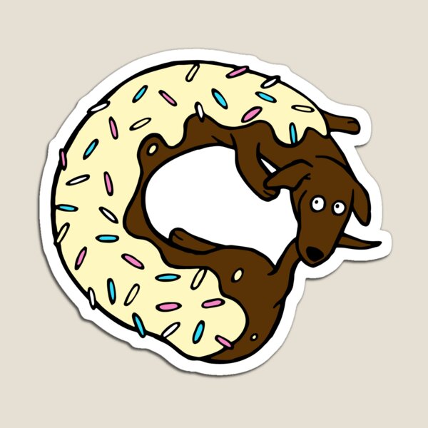 Perfect Chocolate Donut Magnet