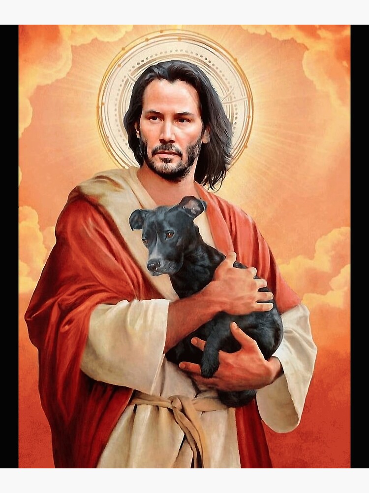 Thumbnail 3 von 3, Poster, Keanu Reeves, Lord & Erlöser-Klassiker designt und verkauft von TASHUMBEEBENNE.