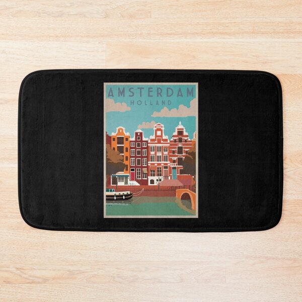 Item preview, Amsterdam Holland Travel Poster Poster designed and sold by tinerziseiderk.