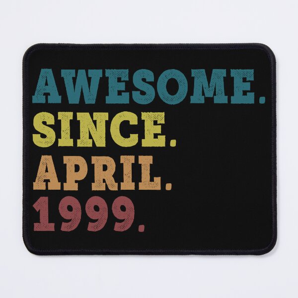 Item preview, Awesome Since April 1999 Retro Vintage 23rd Birthday Gift designed and sold by designbychow.