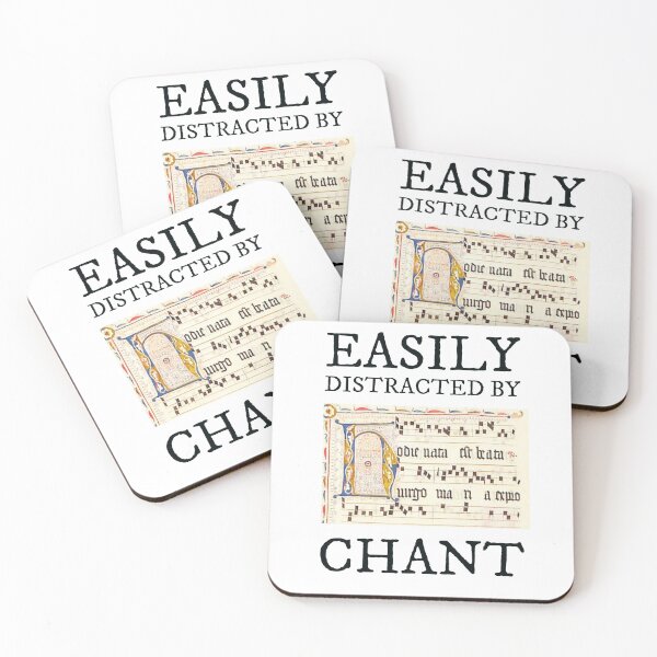 Item preview, Easily Distracted By Gregorian Chant Cute Catholic Meme designed and sold by IceCreamMuseum.