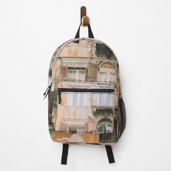 Item preview,  Peach Windows Green plant  Venice & Colorful Italian Architecture designed and sold by anisbbmbrush.