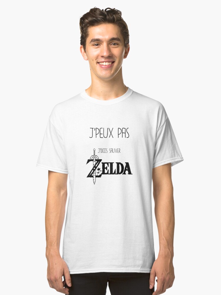 T-shirt classique ''J'peux pas j'dois sauver Zelda' : autre vue