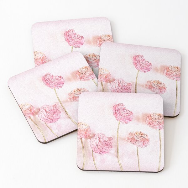 Item preview, Pink Ranunculus in Watercolor designed and sold by Susan Maxwell Schmidt.