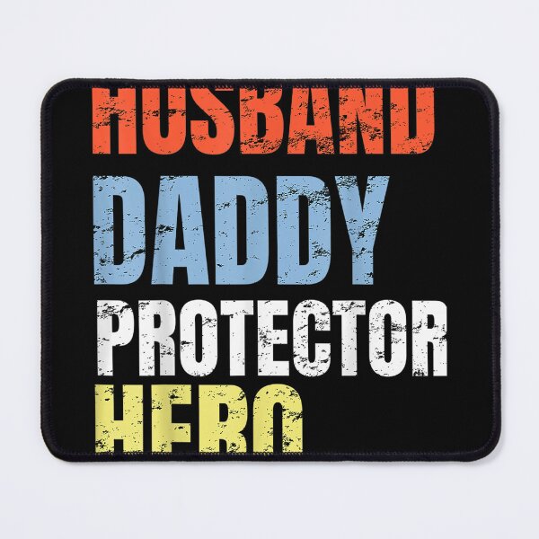 Item preview, Funny Husband Daddy Protector Hero father birthday T-Shirt designed and sold by BurgeKarla.