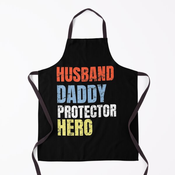Item preview, Funny Husband Daddy Protector Hero father birthday T-Shirt designed and sold by BurgeKarla.