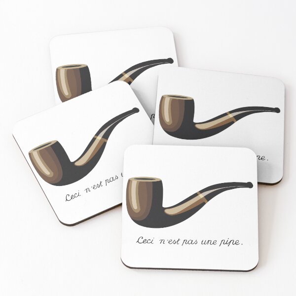 Item preview, The Treachery of Images, "this is not a pipe" by Rene Magritte designed and sold by TheBeatleBrain.
