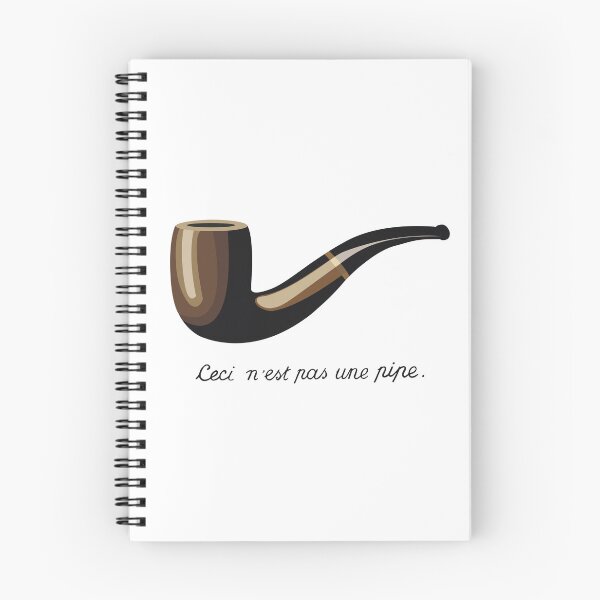 Item preview, The Treachery of Images, "this is not a pipe" by Rene Magritte designed and sold by TheBeatleBrain.