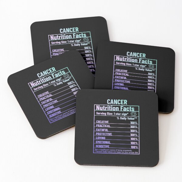 Item preview, Cancer Nutrition Facts designed and sold by SimplyCosmic11.