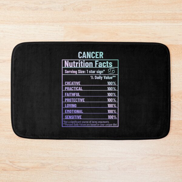 Item preview, Cancer Nutrition Facts designed and sold by SimplyCosmic11.
