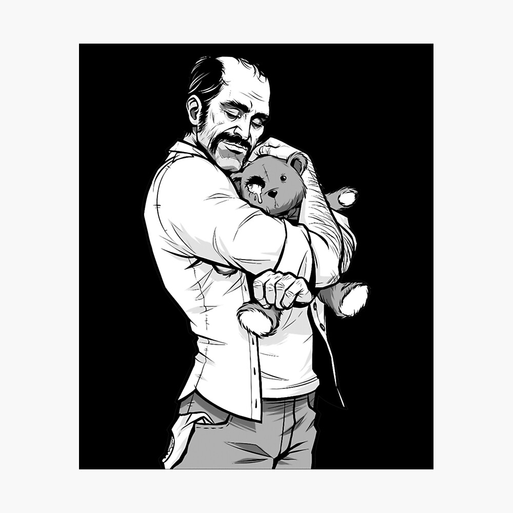 Trevor Philips And Teddy Bear GTA V Classic .