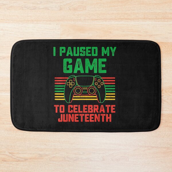 Item preview, I Paused My Game To Celebrate Juneteenth Gamer Boys Kid Teen designed and sold by AdrienDierckx.
